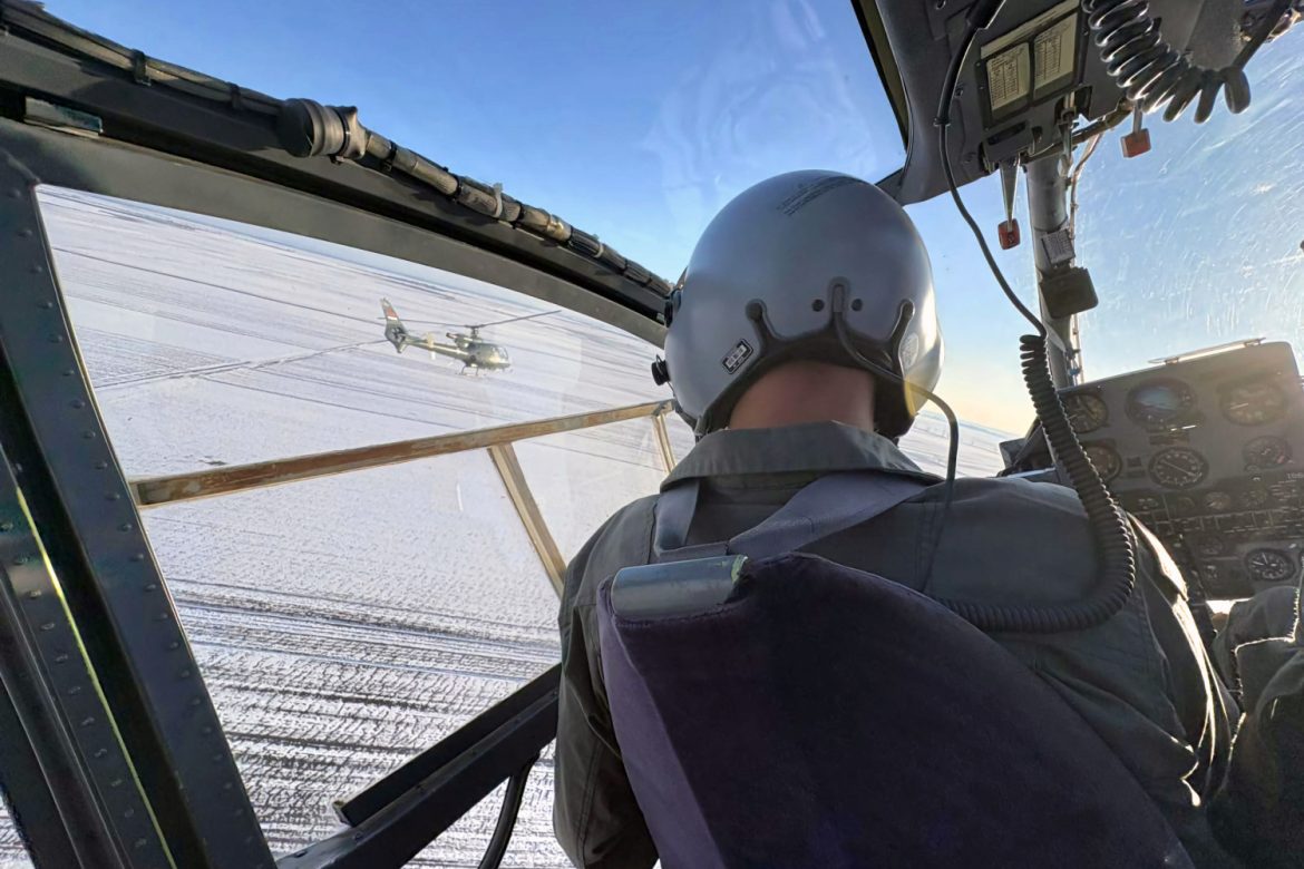 Letačka obuka helikopterske eskadrile