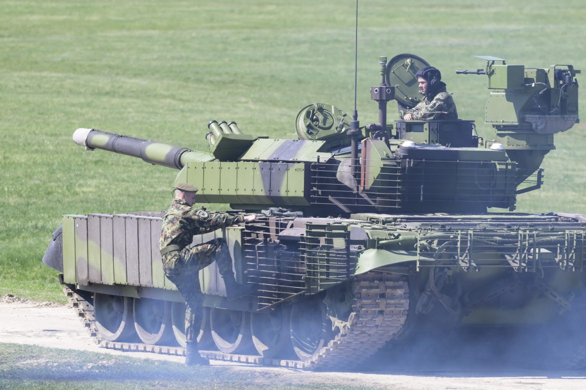 Obuka na modernizovanim tenkovima M-84 AS1/2