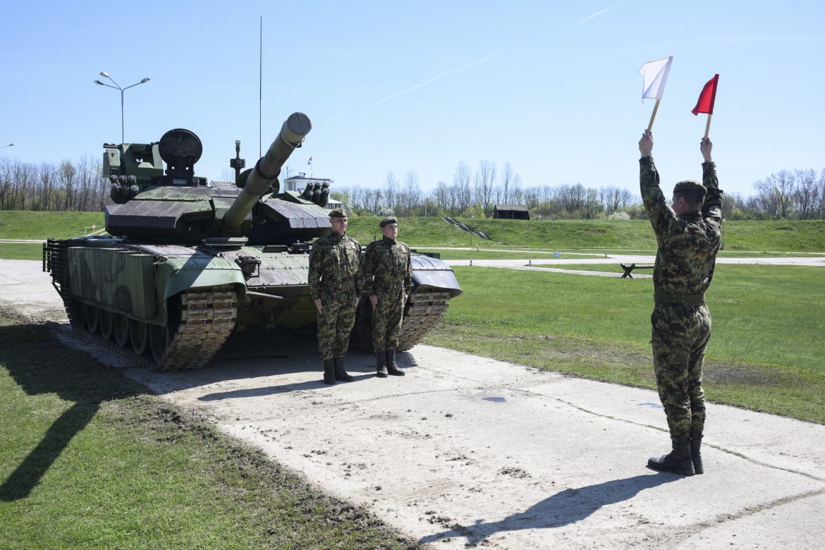 Obuka na modernizovanim tenkovima M-84 AS1/2