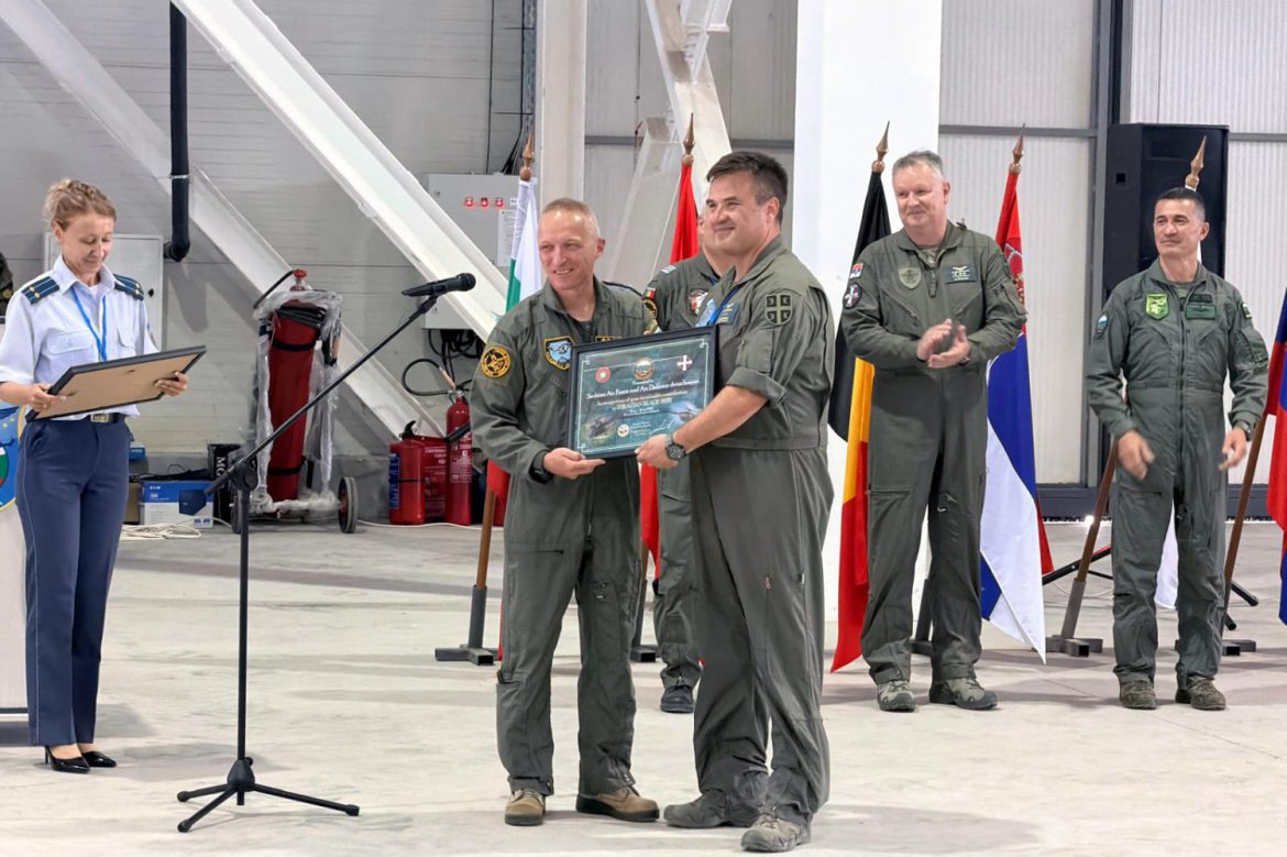 Srpski piloti na vojnoj vežbi u Bugarskoj